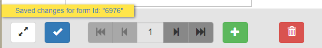Screenshot of the navigation buttons used when Wrap instances have AutoNumber