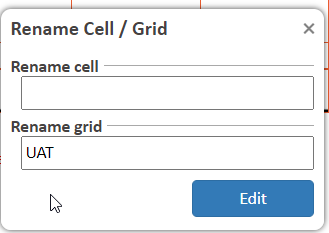 Screenshot of a cell having its name removed, making it unselectable